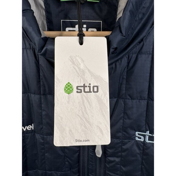 Stio Azura Insulated Puffer Vest Men’s XXL Blue Primaloft *Logo* Zip NWT Quilted - Picture 4 of 16
